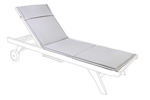 Poly180 sun lounger cushion, mink color