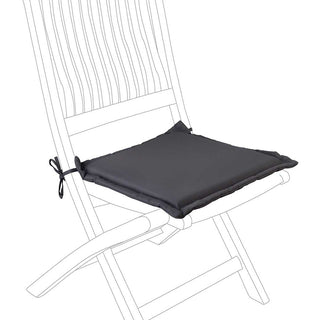 Cojín asiento cuadrado olefin, color antracita