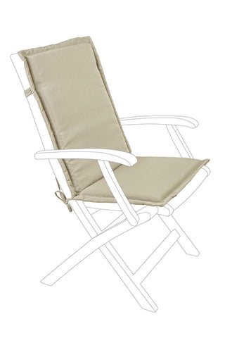 Medium backrest cushion poly230, Habano color