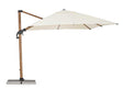 Parasol excéntrico Orión 3x3, color natural-beis
