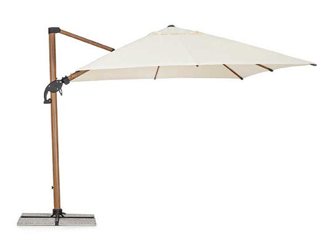 Orion 3x3 eccentric parasol, natural-beige color