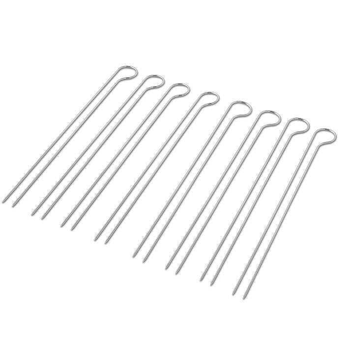 Conjunto de espetos duplos Weber, 8 peças