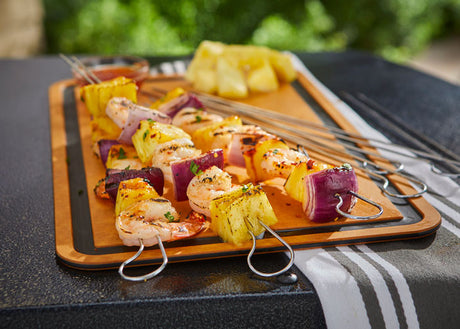 Juego de brochetas dobles Weber 8 unidades