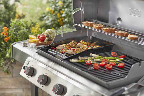 Plancha vitrificada Weber para Genesis II de 4 y 6 quemadores