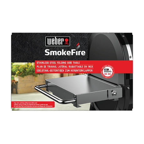 Mesa lateral plegable inox Pellet/Smokefire
