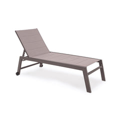 Tumbona alta con rueda Hilde Coffee