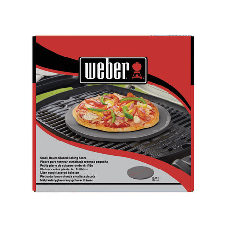 Piedra para pizza esmaltada pequeña Ø 26 cm - Weber Crafted