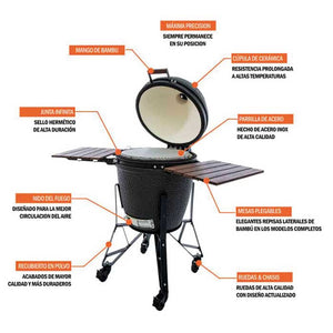 Barbacoa Kamado The Bastard Urban XL Complete