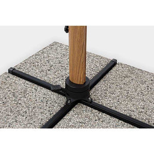 Sombrilla excéntrica Orion 3x4 Natural - Beis