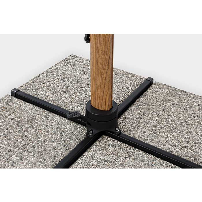 Sombrilla excéntrica Orion 3x4 Natural - Beis