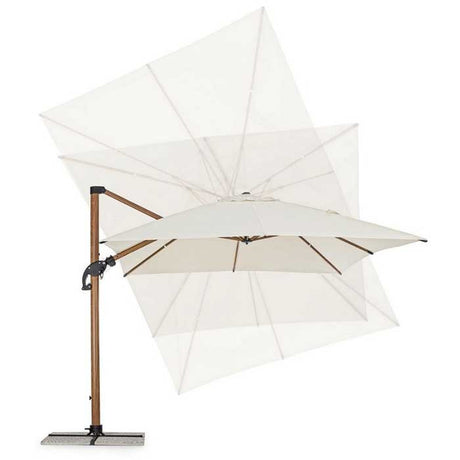Sombrilla excéntrica Orion 3x4 Natural - Beis