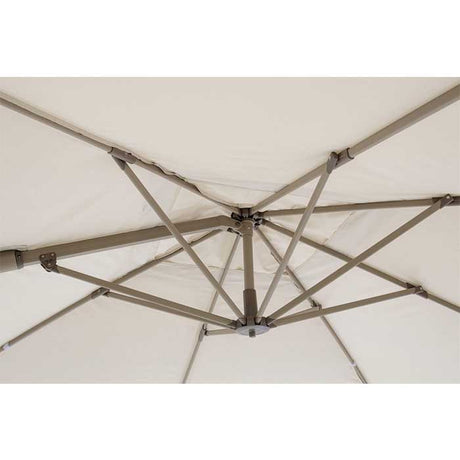 Sombrilla excéntrica Saragozza 3x4 m arena