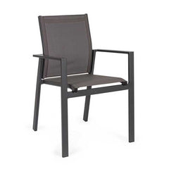Crozet Dark Anthracite SJ61 Chair with Arms
