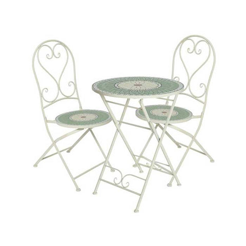 Vigo Bistro Set table Ø 60 CM + 2 chairs