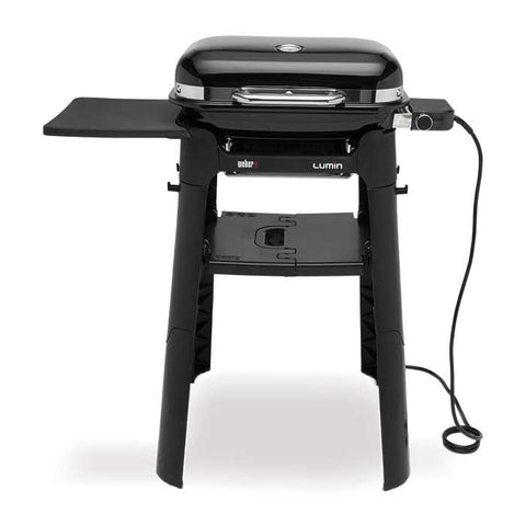 Weber Lumin 1000 Compact Black Electric Barbecue with Stand