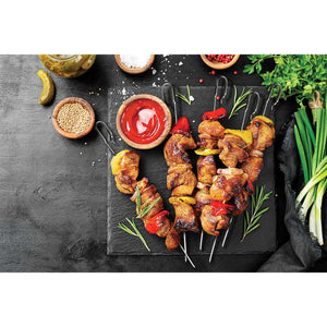 Juego de brochetas para asador giratorio Weber