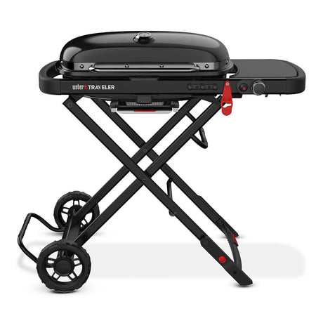 Barbacoa de gas Weber Traveler - Stealth Edition