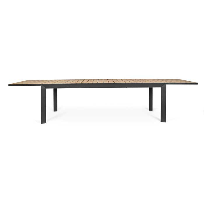 Mesa extensible Belmar 220-340X100 natural/antracita YK13
