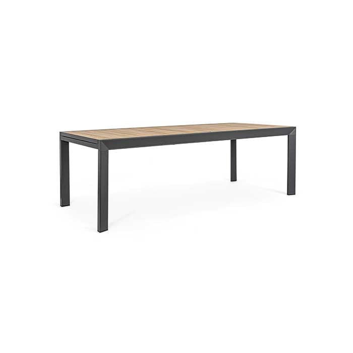 Mesa extensible Belmar 220-340X100 natural/antracita YK13