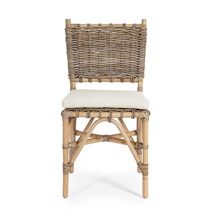 Silla con cojines Tarifa, natural