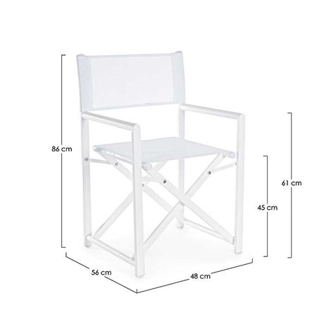 Silla director Taylor blanco
