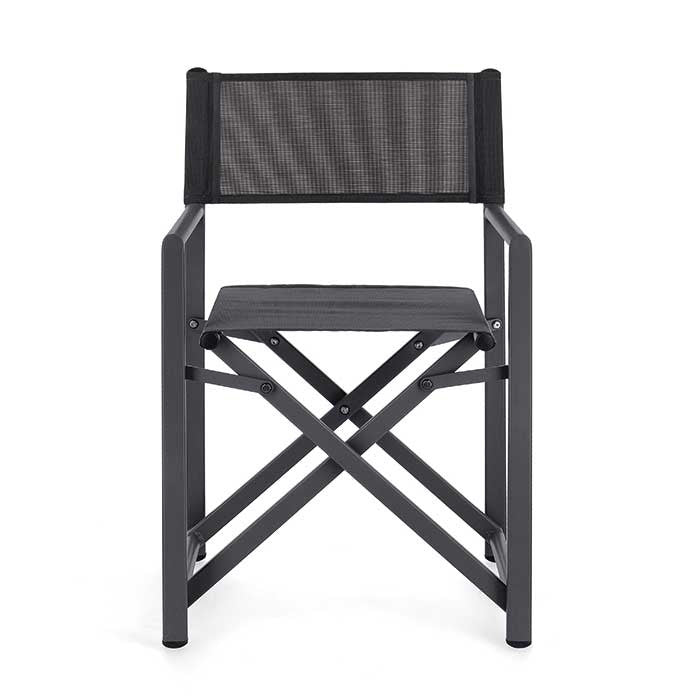Silla director Taylor gris oscuro/antracita