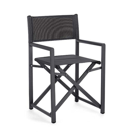 Silla director Taylor gris oscuro/antracita