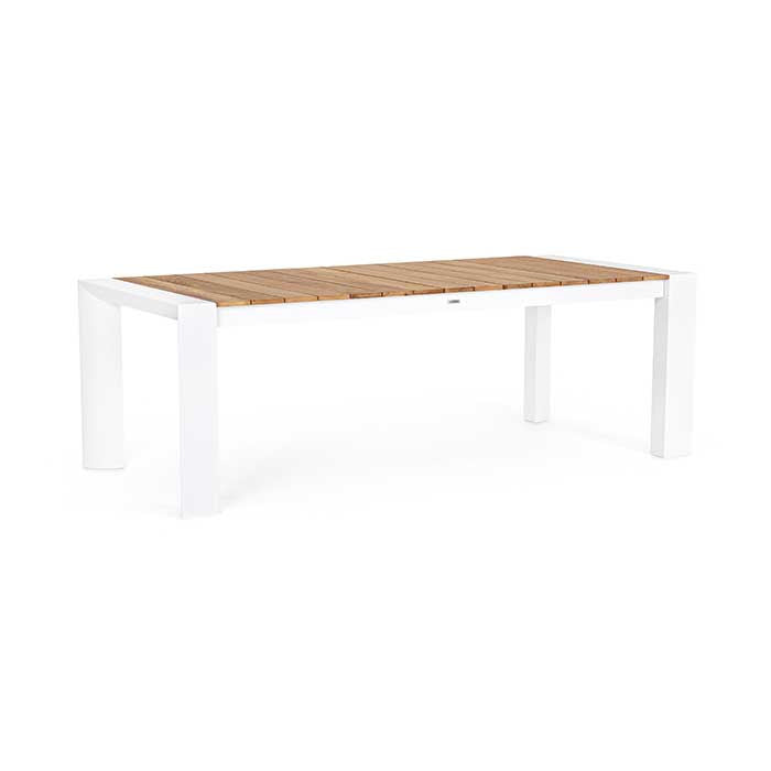 Mesa extensible Cameron 228/294X100, blanco
