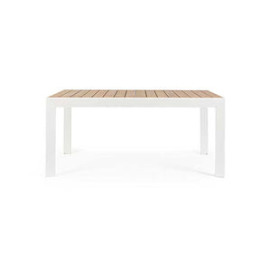 Mesa extensible Belmar 160-240X100 blanco YK11