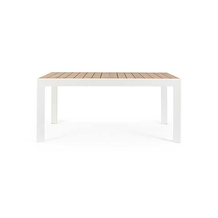 Mesa extensible Belmar 160-240X100 blanco YK11