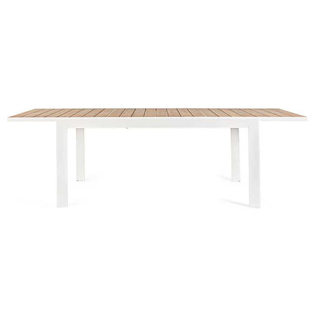 Mesa extensible Belmar 160-240X100 blanco YK11