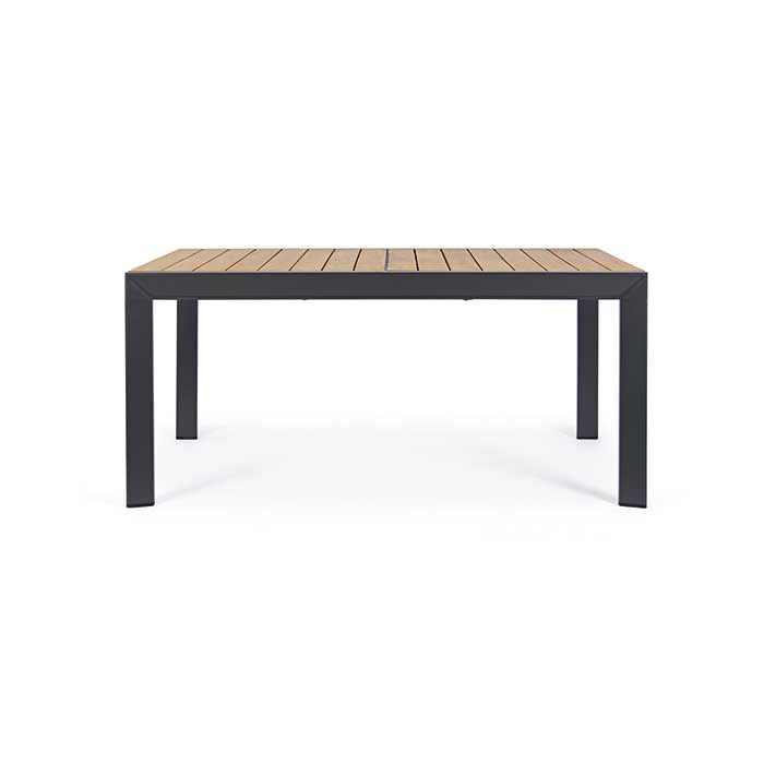 Mesa extensible Belmar 160-240X100 natural/antracita YK13