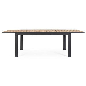 Mesa extensible Belmar 160-240X100 natural/antracita YK13