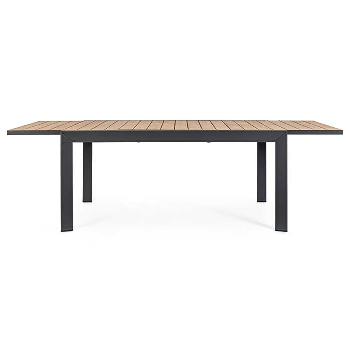 Mesa extensible Belmar 160-240X100 natural/antracita YK13