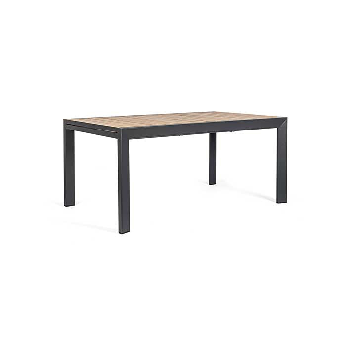 Mesa extensible Belmar 160-240X100 natural/antracita YK13