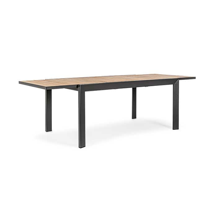 Mesa extensível Belmar 160-240X100, natural/antracite