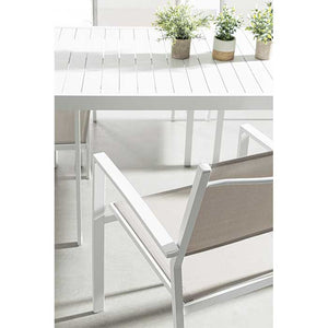 Mesa Hilde 130X68 blanco LD30