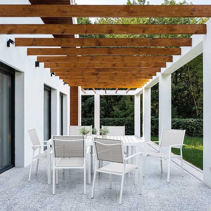 Mesa Hilde 130X68 blanco LD30