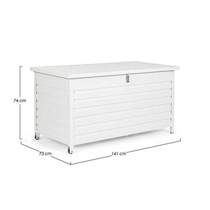 Baúl para COJ con ruedas Atlantic Blanco YK11 S