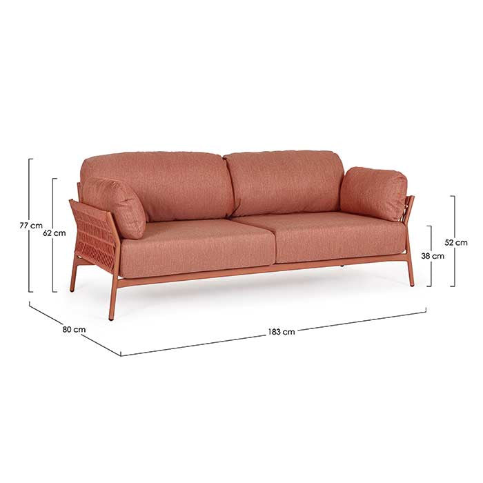 Conjunto Pardis Sierra sofá 2p + 2 sillones + mesita
