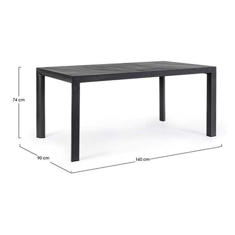 Mesa Mason 160X90 antracita JX55