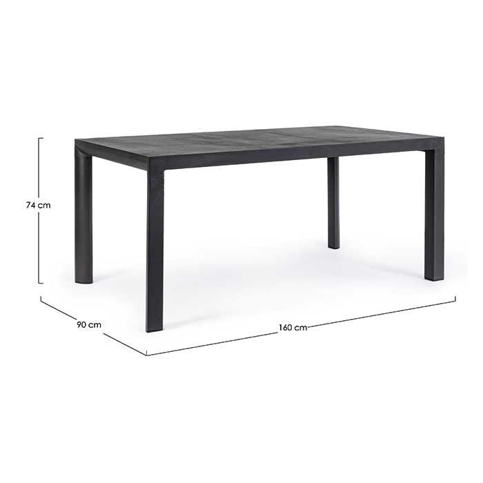 Mesa Mason 160X90 antracita JX55