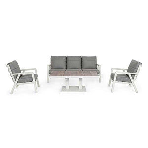 Conjunto Truman lunar sofá + 2 butacas + mesa