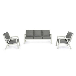 Conjunto Truman lunar sofá + 2 butacas + mesa