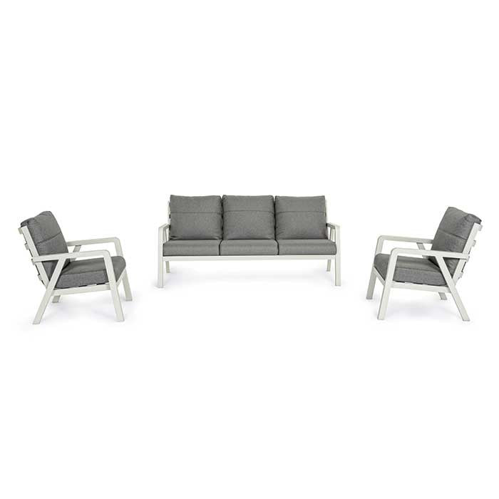 Conjunto Truman lunar sofá + 2 butacas + mesa