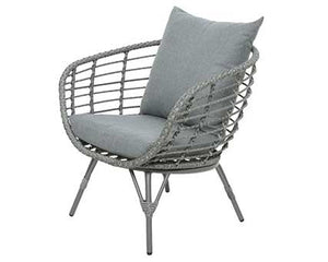 Set Evora  mimbre sofá + 2 sillones + mesa baja