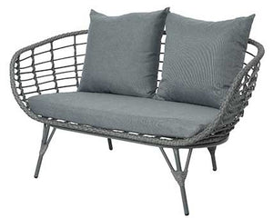 Set Evora  mimbre sofá + 2 sillones + mesa baja