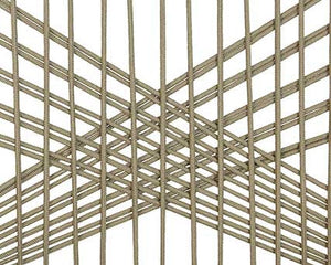 Silla Seville apilable cuerda PP beige
