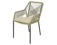 Silla Seville apilable cuerda PP beige