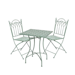 Conjunto Bistro Orleans mesa 58X58 + 2 sillas